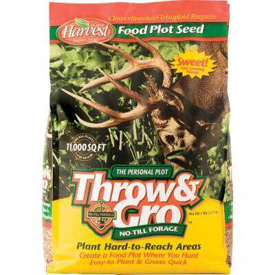 Evolved Harvest Throw & Gro 5 Lb. 11,000 Sq. Ft. Coverage Clover, Brassica, & Tetraploid Ryegrass Forage Seed